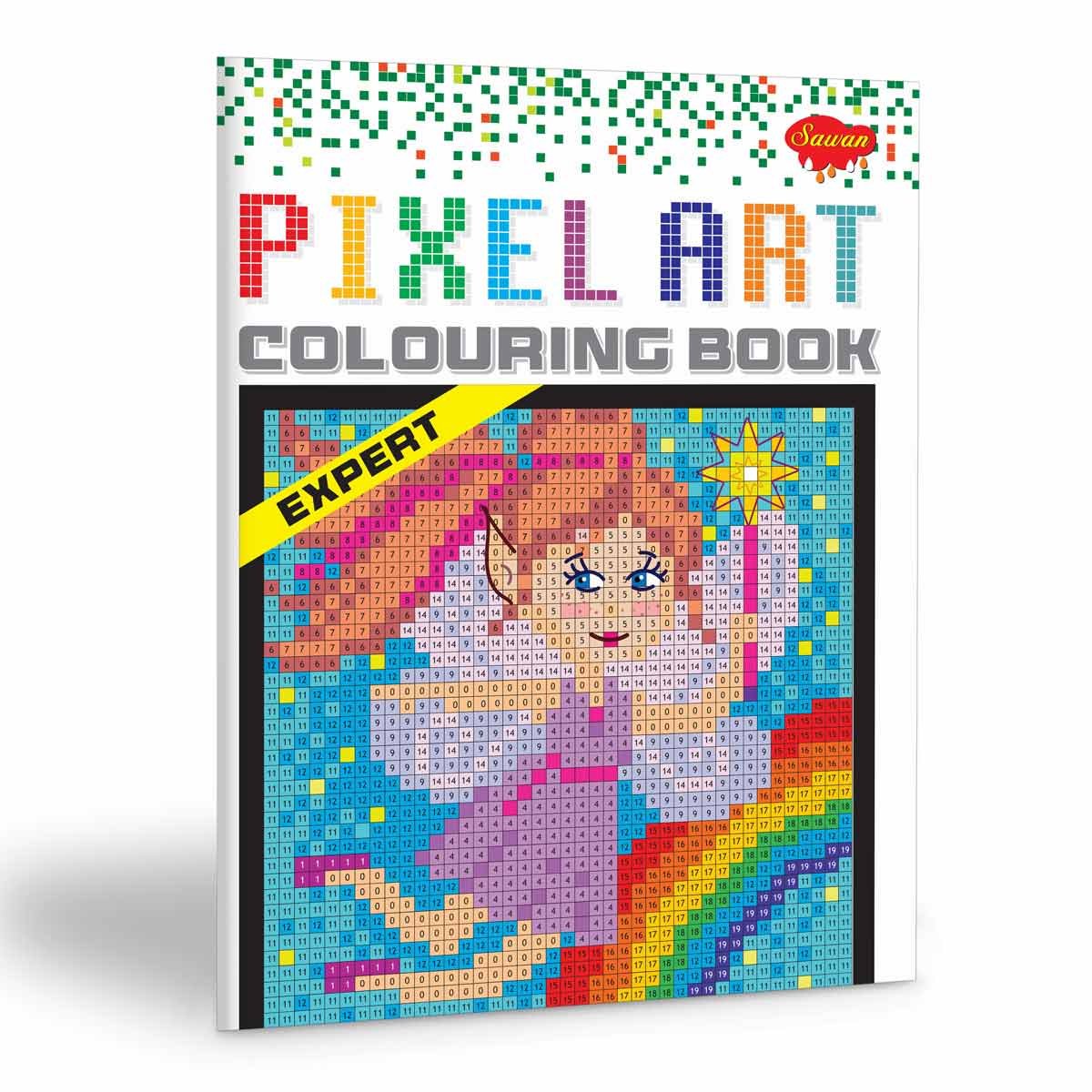Pixel Arts Colouring Book – Expert